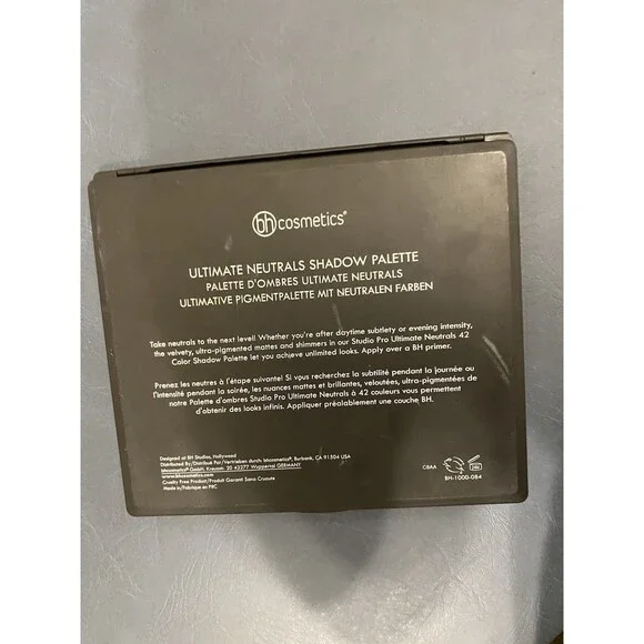Bh Cosmetics Studio Pro Ultimate Neutrals Eye Shadow Palette-Never Used - Picture 3 of 3